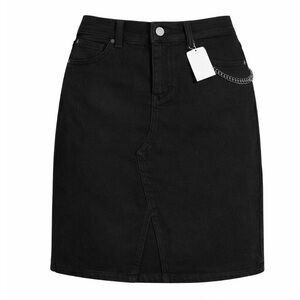 BLACK Denim Skirt SKINNY GIRL w Stretch  Cotton BUY NOW PRICE